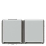Купить 5UB4722 DELTA FLACHE РОЗЕТКА SCHUKO 2-МЕСТНАЯ С КРЫШКАМИ 10A DC/16А AC 250В IP44 ГОРИЗОНТАЛЬНОГО РАСПОЛОЖЕНИЯ НАВЕСНОГО МОНТАЖА БРЫЗГОЗАЩИЩЕННАЯ