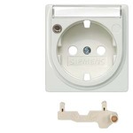 Купить 5UH1310 (5UH131O) DELTA I-SYSTEM ТИТАНОВО-БЕЛЫЙ РОЗЕТКА SCHUKO МОДУЛЬ С ИНДИКАТОРОМ СОСТОЯНИЯ И  ПОЛЕМ ДЛЯ НАДПИСИ