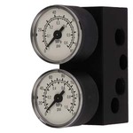 Купить 6DR4004-1MN (6DR40041MN, 6DR4OO4-1MN, 6DR4OO41MN) БЛОК МАНОМЕТРОВ ДЛЯ ПОЗИЦИОНЕРА SIPART PS2 6DR40**-1*, ПРОСТОГО ДЕЙСТВИЯ 1 МАНОМЕТР СЕТЕВОГО ДАВЛЕНИЯ: 10 БАР,  1 МАНОМЕТР ДАВЛЕНИЯ В КАМЕРЕ: 6 БАР NPT 1/4 И 1/8 (МАНОМЕТР) ШКАЛА В PSI И MПA