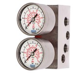 Купить 6DR4004-1Q (6DR40041Q, 6DR4OO4-1Q, 6DR4OO41Q) МАНОМЕТР ИЗ НЕРЖАВЕЮЩЕЙ СТАЛИ 316, БЛОК ИЗ НЕРЖАВЕЮЩЕЙ СТАЛИ, ПРОСТОГО ДЕЙСТВИЯ G1/4 NPT, ШКАЛА В MПA, БАР И PSI