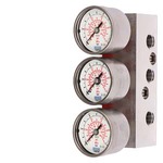 Купить 6DR4004-2QN (6DR40042QN, 6DR4OO4-2QN, 6DR4OO42QN) МАНОМЕТР ИЗ НЕРЖАВЕЮЩЕЙ СТАЛИ 316, БЛОК ИЗ НЕРЖАВЕЮЩЕЙ СТАЛИ, ДВОЙНОГО ДЕЙСТВИЯ 1/4-18 NPT, ШКАЛА В MПA, БАР И PSI