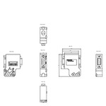 Купить 6ES7972-0BB61-0XA0 (6ES79720BB610XA0, 6ES7972-OBB61-OXAO, 6ES7972OBB61OXAO) SIMATIC DP, шинный соединитель для PROFIBUS, до 12 Мбит/с, вывод кабеля под углом 35°, технолгоия подключения Fast Connect (методом прокола изоляции), с разъёмом для подключения программатора, 15,8 X 54 X 39,5 мм (Ш x В x Г)