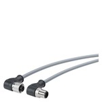 Купить 6XV1801-5GN15 (6XV18015GN15, 6XV18O1-5GN15, 6XV18O15GN15) POWER CONNECTING CABLE M12-90/M12-90 FOR POWER SUPPLY OF ET200, PREASSEMBLED CABLE W/ M12 CONNECT. AND M12 FEM. CONN., A CODED, 4 WIRE 15 M
