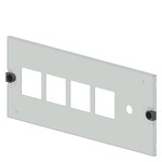 Купить 8PQ2020-8BA02 (8PQ20208BA02, 8PQ2O2O-8BAO2, 8PQ2O2O8BAO2) Крышка с вырезами: 4 измерителя, 1 выключатель 72X72/H200/W800