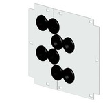 Купить 8PQ5000-3BA74 (8PQ50003BA74, 8PQ5OOO-3BA74, 8PQ5OOO3BA74) Крышка каб.подкл.. 3VL4/4P/Выкатн Жестк Втычн/H250