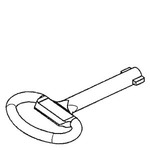 Купить 8PQ9400-0BA12 (8PQ94000BA12, 8PQ94OO-OBA12, 8PQ94OOOBA12) Двухлепестковый ключ 3MM
