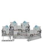 Купить 8WH3020-0AE01 (8WH30200AE01, 8WH3O2O-OAEO1, 8WH3O2OOAEO1) TWO-TIER TERMINAL WITH QUICK CONNECTION, SECTION: 0.25-1.5 MM2, WIDTH: 5.2 MM, COLOR: BLUE