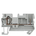 Купить 8WH5100-2KG01 (8WH51002KG01, 8WH51OO-2KGO1, 8WH51OO2KGO1) HYBRID FEED-THROUGH TERMINAL, PLUG AND SPRING CONNECTION, SECTION 0.08 - 4 MM2, WIDTH 6.2 MM, COLOR: BLUE
